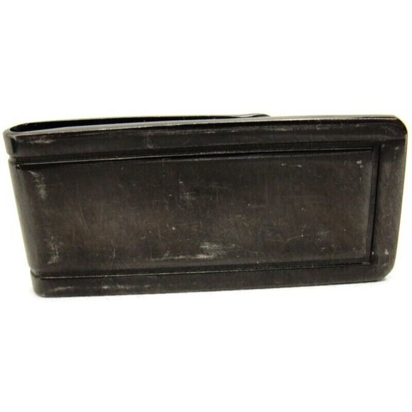 Vintage Black Chrome Money Clip Men Wallet ID Credit Card Holder - Picture 2 of 6